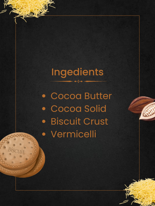 Cookie Bliss Kunafa - Karmazin Chocolate