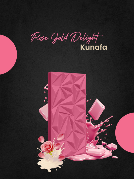 Rose Gold Delight Kunafa - Karmazin Chocolate