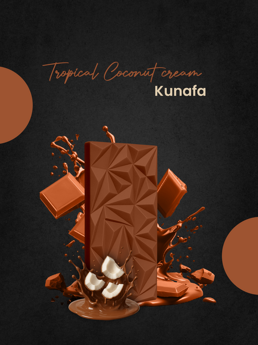 Tropical Coconut Cream Kunafa - Karmazin Chocolate