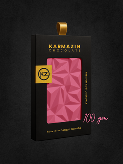 Rose Gold Delight Kunafa - Karmazin Chocolate