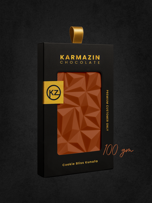 Cookie Bliss Kunafa - Karmazin Chocolate