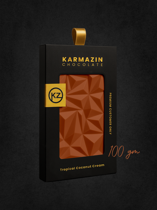 Tropical Coconut Cream Kunafa - Karmazin Chocolate